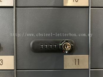Powder Coated Handphone / Passport Locker With Numeric Lock Set