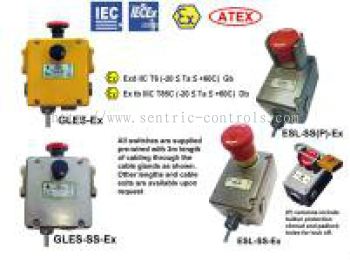 EXPLOSION PROOF SAFETY E-Stop Switches