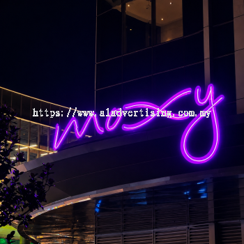 Building Canopy Sign | Custom LED Neon Canopy Signage for Building Entrance