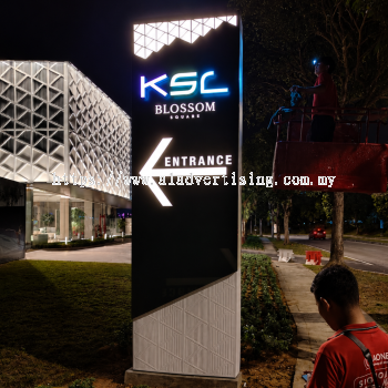 Commercial LED Pylon Signage Malaysia | Outdoor Sign