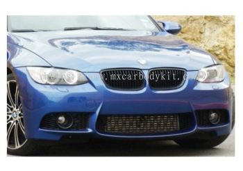 BMW 3 SERIES E92 2007 M3 LOOK FRONT BUMPER W/FOG LAMP COVER (PP) 