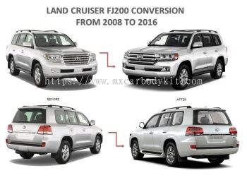 TOYOTA LAND CRUISER CONVERSION FROM 2008 TO 2016 BODY PARTS