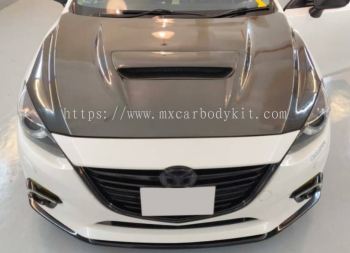 MAZDA 3 2015 FRONT BONNET HOOD CARBON