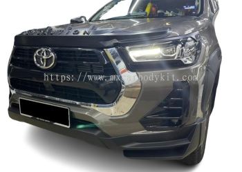 TOYOTA HILUX 2023 MODELISTA FRONT SKIRT WITH FOG LAMP COVER 