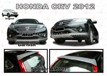 HONDA CRV 2012 AM STYLE FRONT BUMPER GARNISH + SPOILER