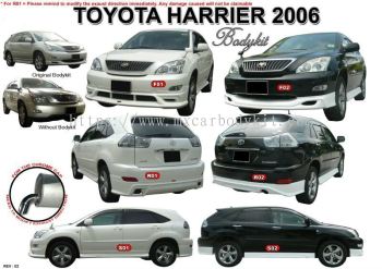 TOYOTA HARRIER 2006 AM STYLE BODY KIT 