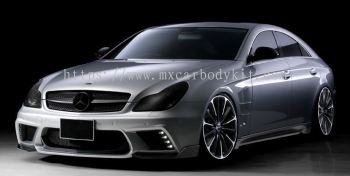 MERCEDES BENZ W219 BLACK BISON STYLE DESIGN FULL SET BODYKIT + SPOILER