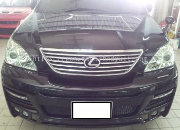 TOYOTA HARRIER 2003-08 ZEUS STYLE DESIGN FRONT BUMPER