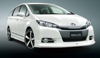 TOYOTA WISH 2012 FACELIFT MODELISTA FRONT SKIRT 