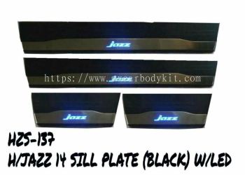 HONDA JAZZ 2014 SILL PLATE (BLACK) W/LED