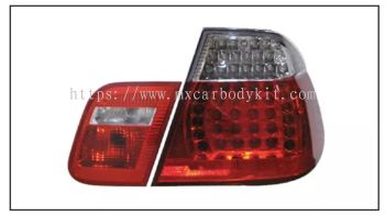 BMW 3 SERIES E46 4D REAR LAMP CRYSTAL LED CLEAR / RED