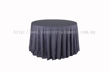Round Table Cloth - Dark Grey