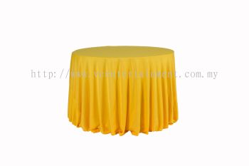 Round Table Cloth - Yellow