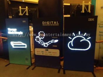 Standalone Advertising Panel with LED Light