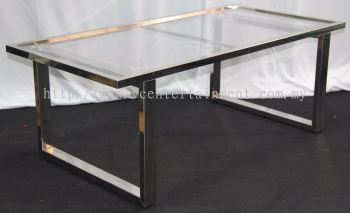 Stainless Steel Coffee Table 2ft x 4ft