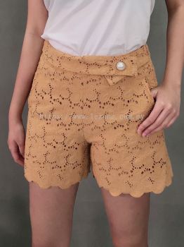 21160 Hollow Lace Scallop Flange Short Pant ��2ND UNLIMITED RM48��