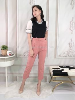 81897 Rubber Sleeved Relaxed Blouse