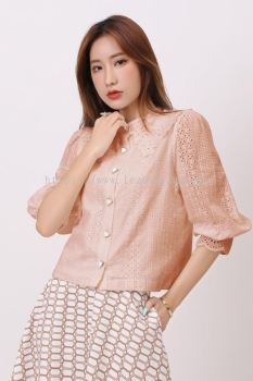 6914BB Button Down Sleeved Top