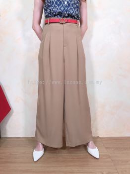 396407  Pleated Pocket Detail Culotte