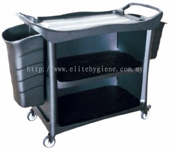 EH 3 Tiers Utilities Cart c/w 3 Side Cover & Bucket 3UC-612