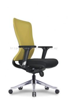 Akira 2 MB Mesh Medium Back Chair PVC/Fabric