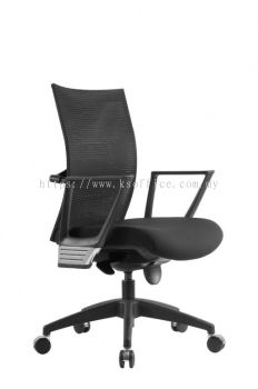 Vito KSC3337(B) Mesh Low Back Chair PVC/Fabric