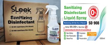 Sanitizing Disinfectant Liquid Spray
