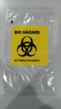 Biohazard Specimen Container Clinical Waste Bag With Zip Lock