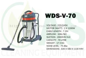 70L Wet and Dry Vacuum Cleaner