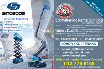 Boom Lift and Scissor Lift Rental Sales In Malaysia