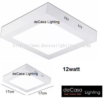12W LED SURFACE DOWNLIGHT SQUARE