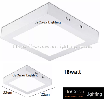 18W LED SURFACE DOWNLIGHT SQUARE