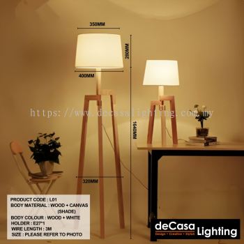 Modern Design Tripod Floor Lamp (L01)