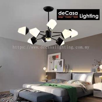 SWITCHABLE 3C- LED 8ARMS CEILING LIGHT (1286-8)