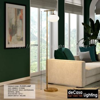 Designer FLOOR Lamp - Gold Series