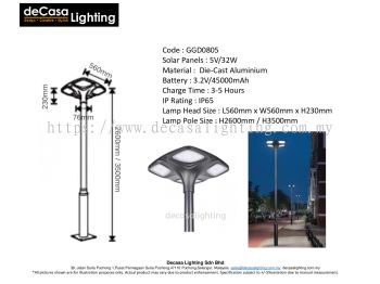 Outdoor Lighting Solar Light (GGD0805)
