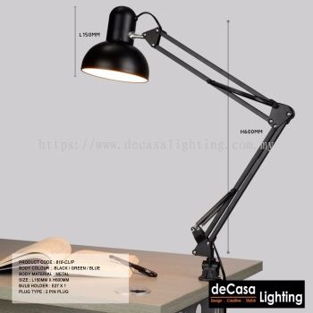 ADJUSTABLE TABLE LAMP (810-CLIP)