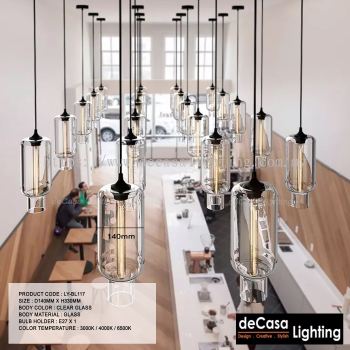 Glass Pendant Light Modern Hanging Lamp (LY-BL117)