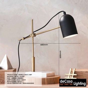 Pre-Order TABLE LAMP (MARBLE)