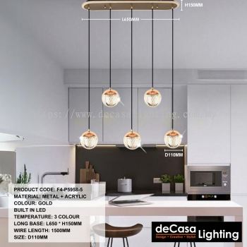 MODERN 5 IN 1 PENDANT LIGHT (F4-P5958-5)