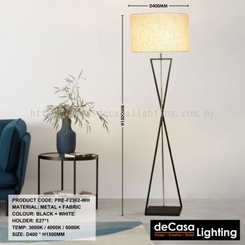 MODERN MINIMALIST FLOOR LAMP (F2302-WH)