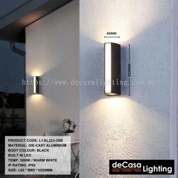 LED OUTDOOR EFFECT WALL LIGHT (L1-EL223)