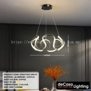 LED DESIGNER PENDANT LIGHT (P14231-CF)