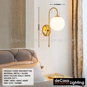 MODERN WALL LIGHT (W5277-GD)