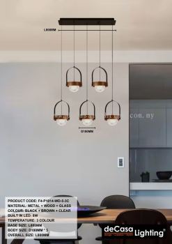 MODERN 5 IN 1 PENDANT LIGHT (P1014-5)