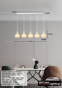 MODERN DESIGNER 5 IN 1 PENDANT LIGHT (P34909-5)