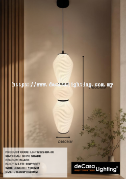SINGLE PENDANT LIGHTS (P12622)
