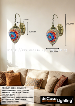TURKISH CLASSIC WALL LIGHT(W2007)