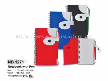 NB1271 NOTEBOOK WITH PEN (i)