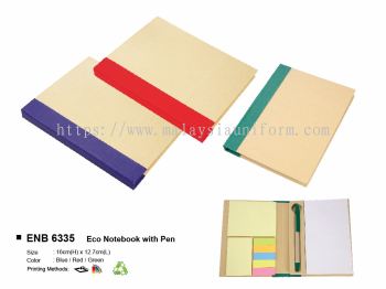 ENB 6335 ECO NOTEBOOK WITH PEN